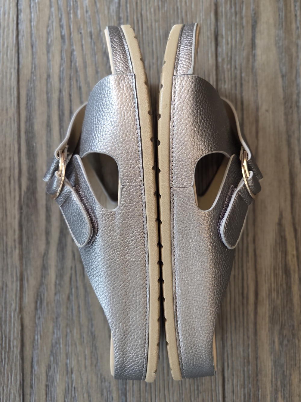 Patrizia by Spring Step Pewter Metallic Rutha Slide Sandals - Picture 5 of 8